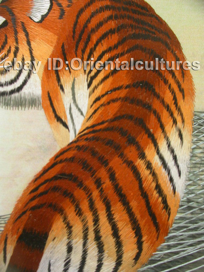 Brocade mounted Su Silk Hand embroidery ArtTiger  